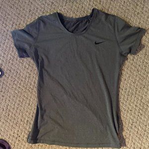 Grey Nike Pro Shirt